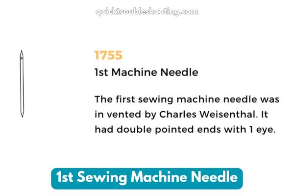 1st Sewing Machine Needle