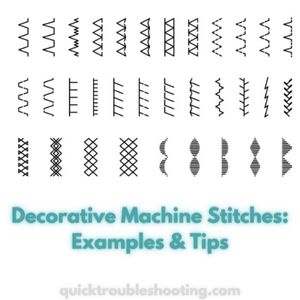 Decorative Machine Stitches