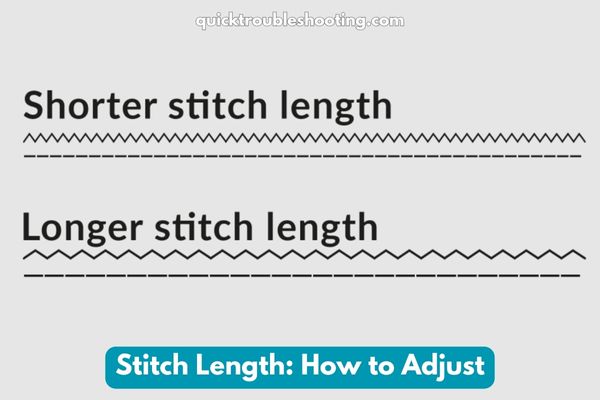 Stitch Length How to Adjust