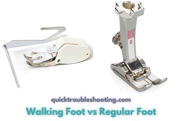 Walking Foot vs Regular Foot