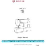 Singer Heavy Duty 4423 Problems And Troubleshooting